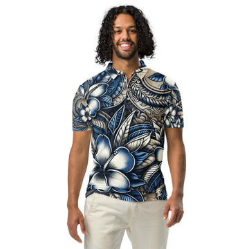 Loke Keʻokeʻo - Men’s slim fit polo Polo Pa'akai & Kukui S