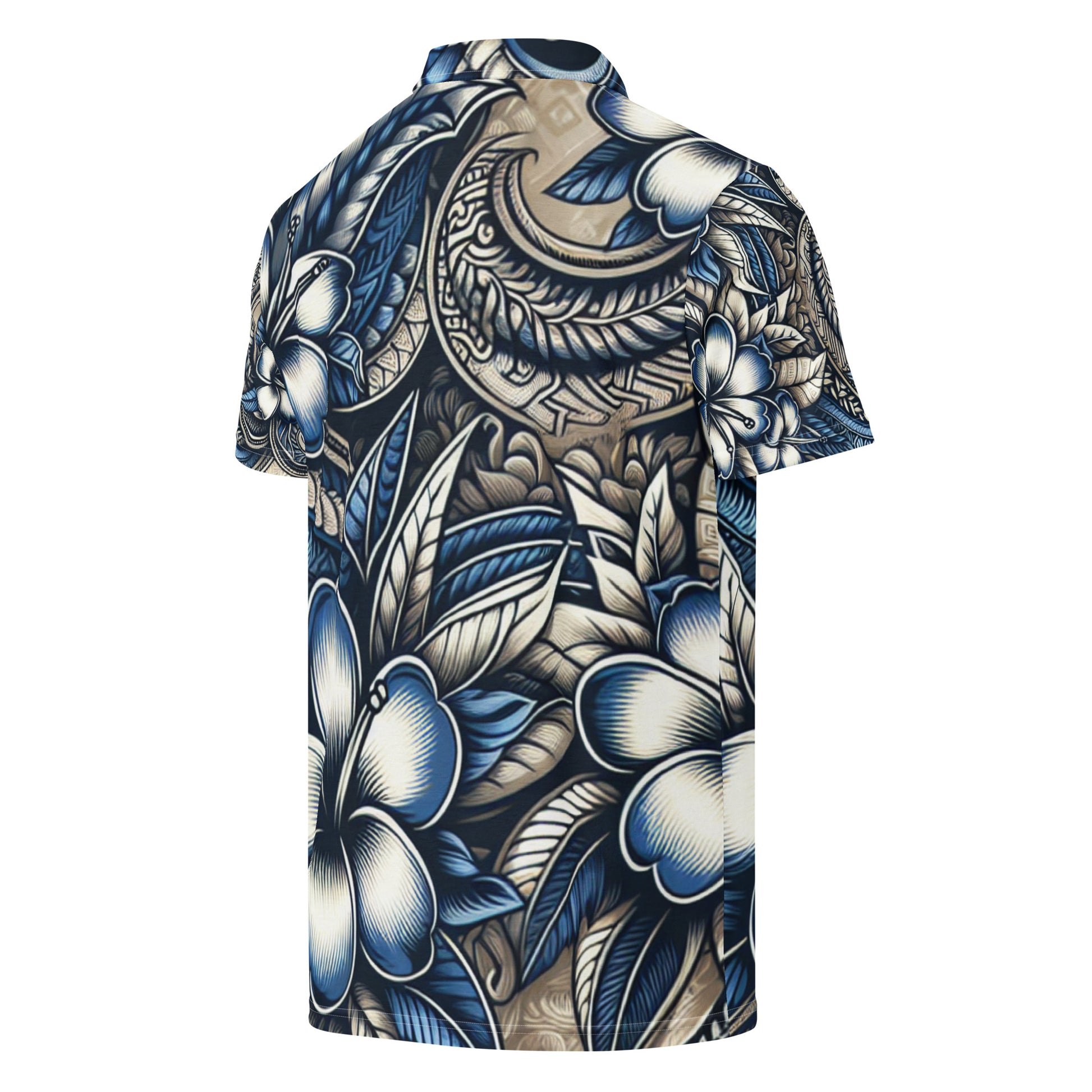 Loke Keʻokeʻo - Men’s slim fit polo Polo Pa'akai & Kukui
