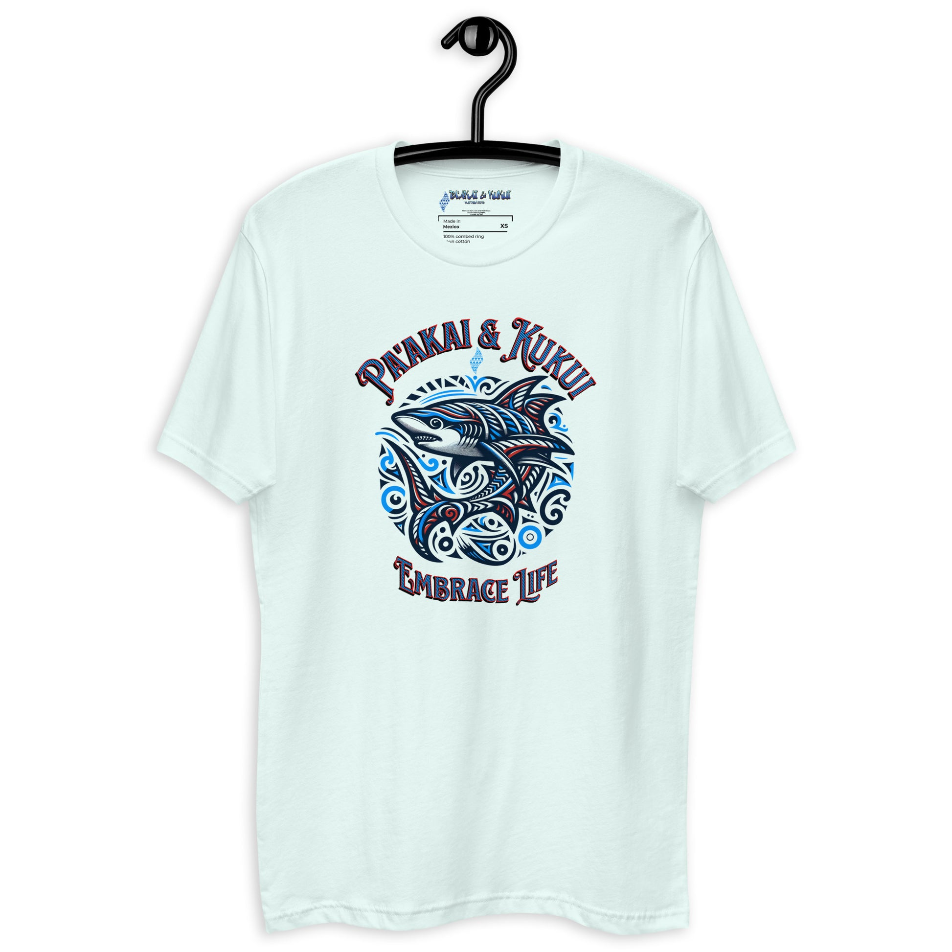 Tribal Shark Short Sleeve T-shirt T-shirt Pa'akai & Kukui
