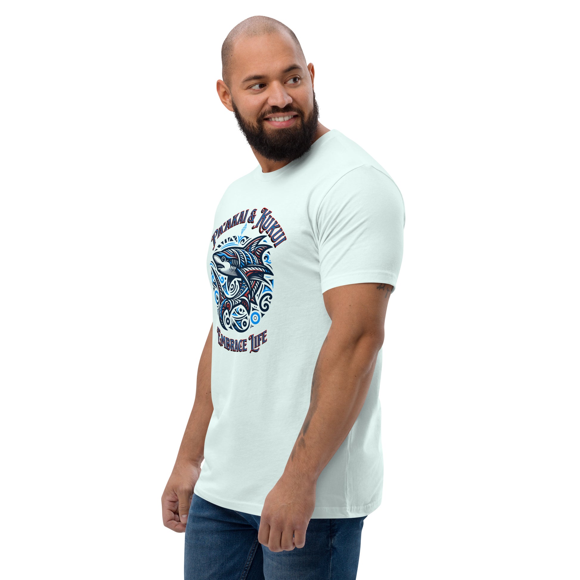Tribal Shark Short Sleeve T-shirt T-shirt Pa'akai & Kukui