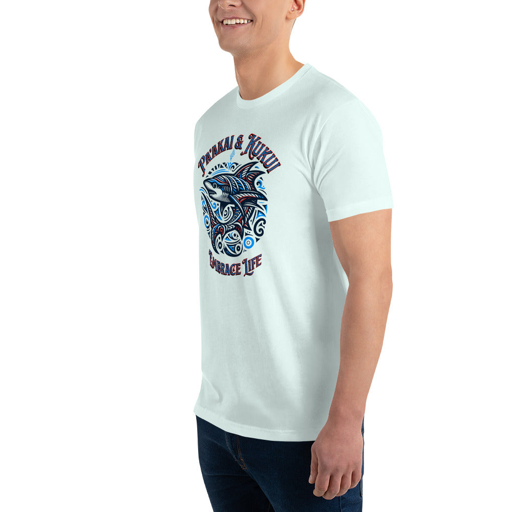 Tribal Shark Short Sleeve T-shirt T-shirt Pa'akai & Kukui