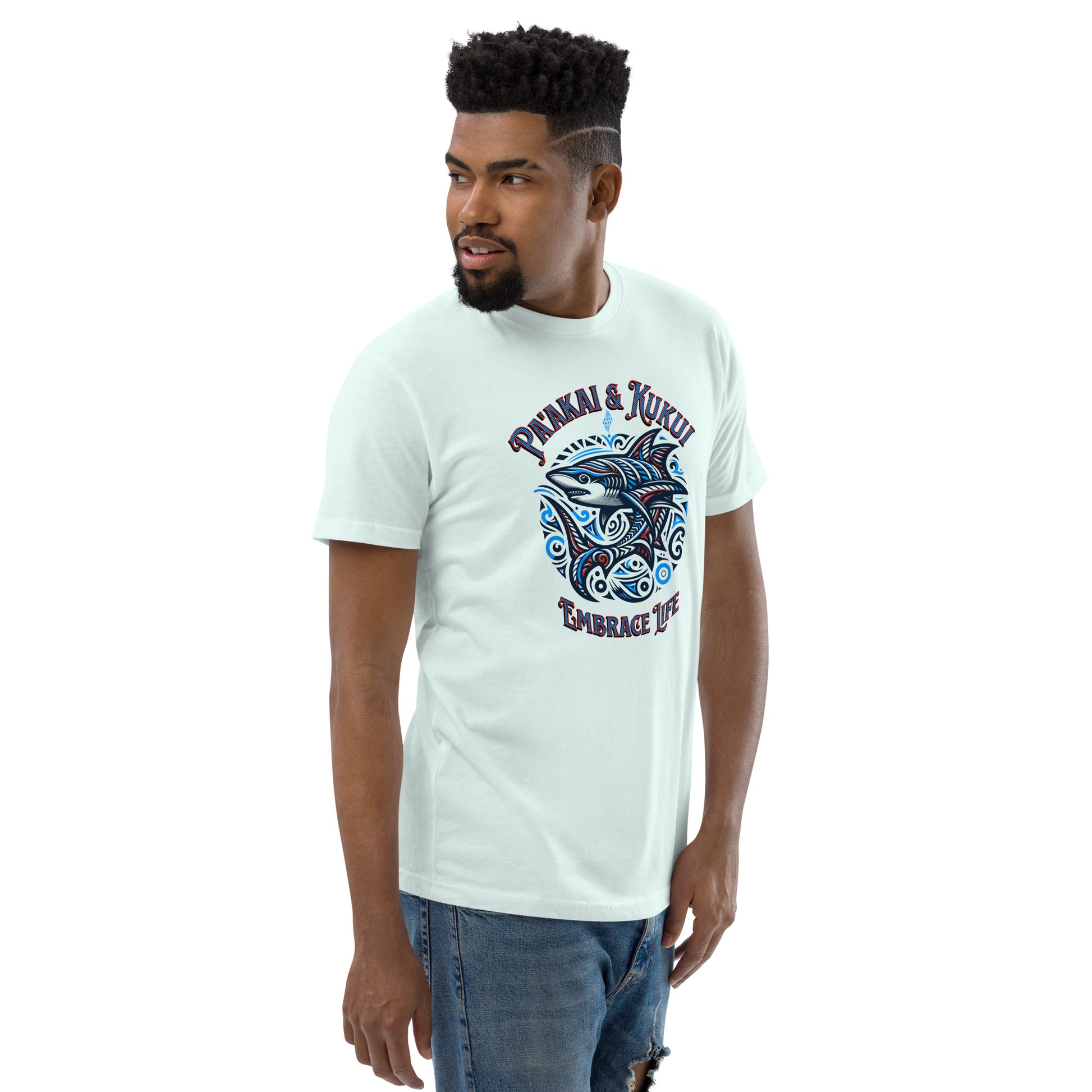 Tribal Shark Short Sleeve T-shirt T-shirt Pa'akai & Kukui