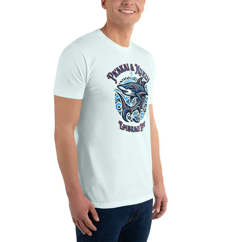 Tribal Shark Short Sleeve T-shirt T-shirt Pa'akai & Kukui