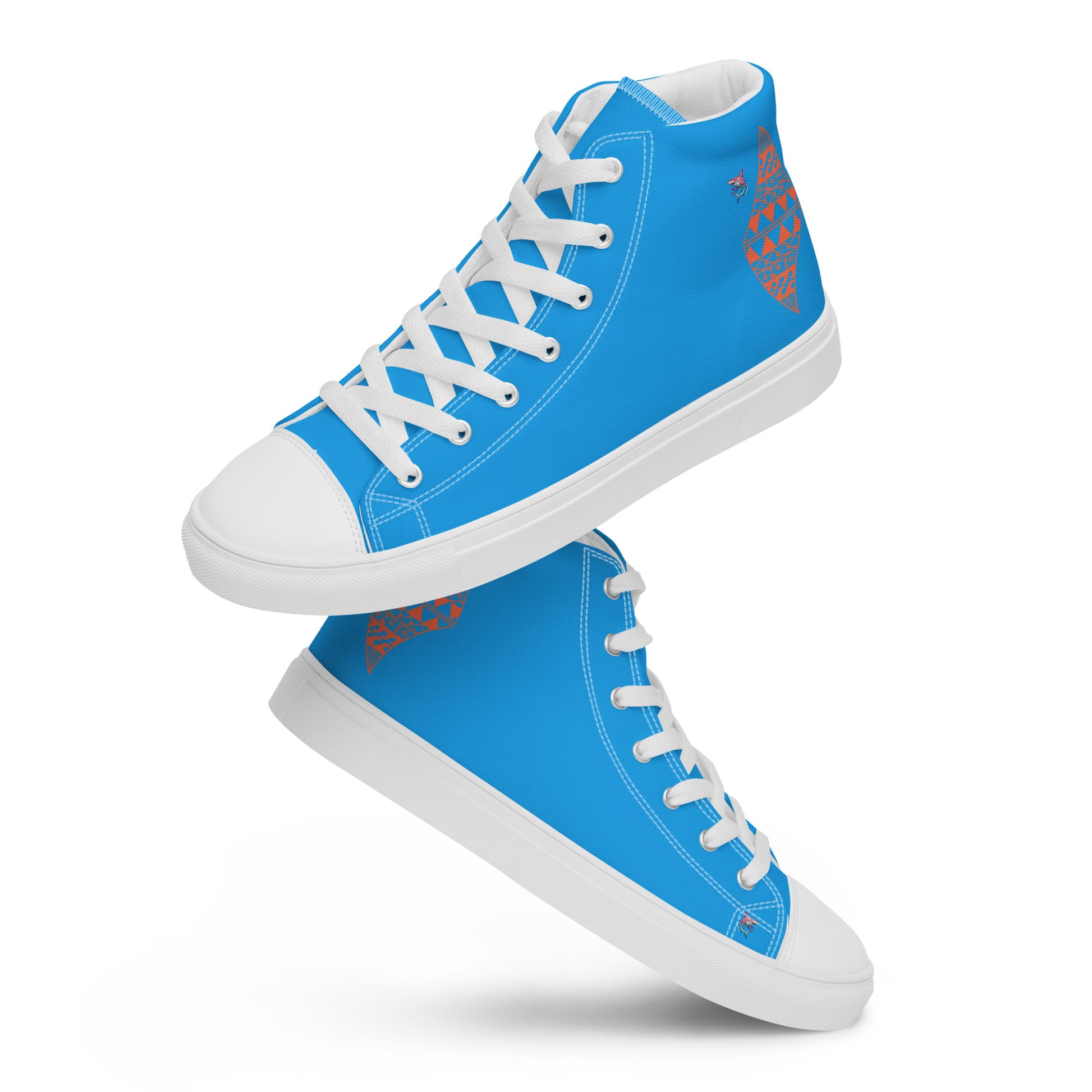 Pa'akai & Kukui Logo Men’s high top canvas shoes Men's High Top Canvas Shoes Pa'akai & Kukui
