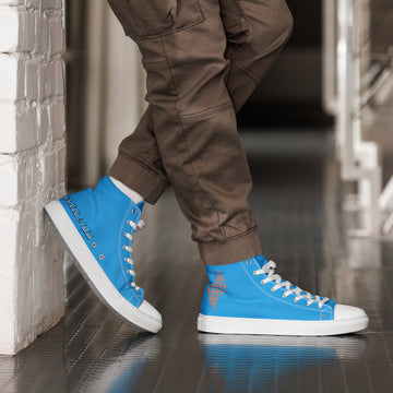 Pa'akai & Kukui Logo Men’s high top canvas shoes Men's High Top Canvas Shoes Pa'akai & Kukui 5