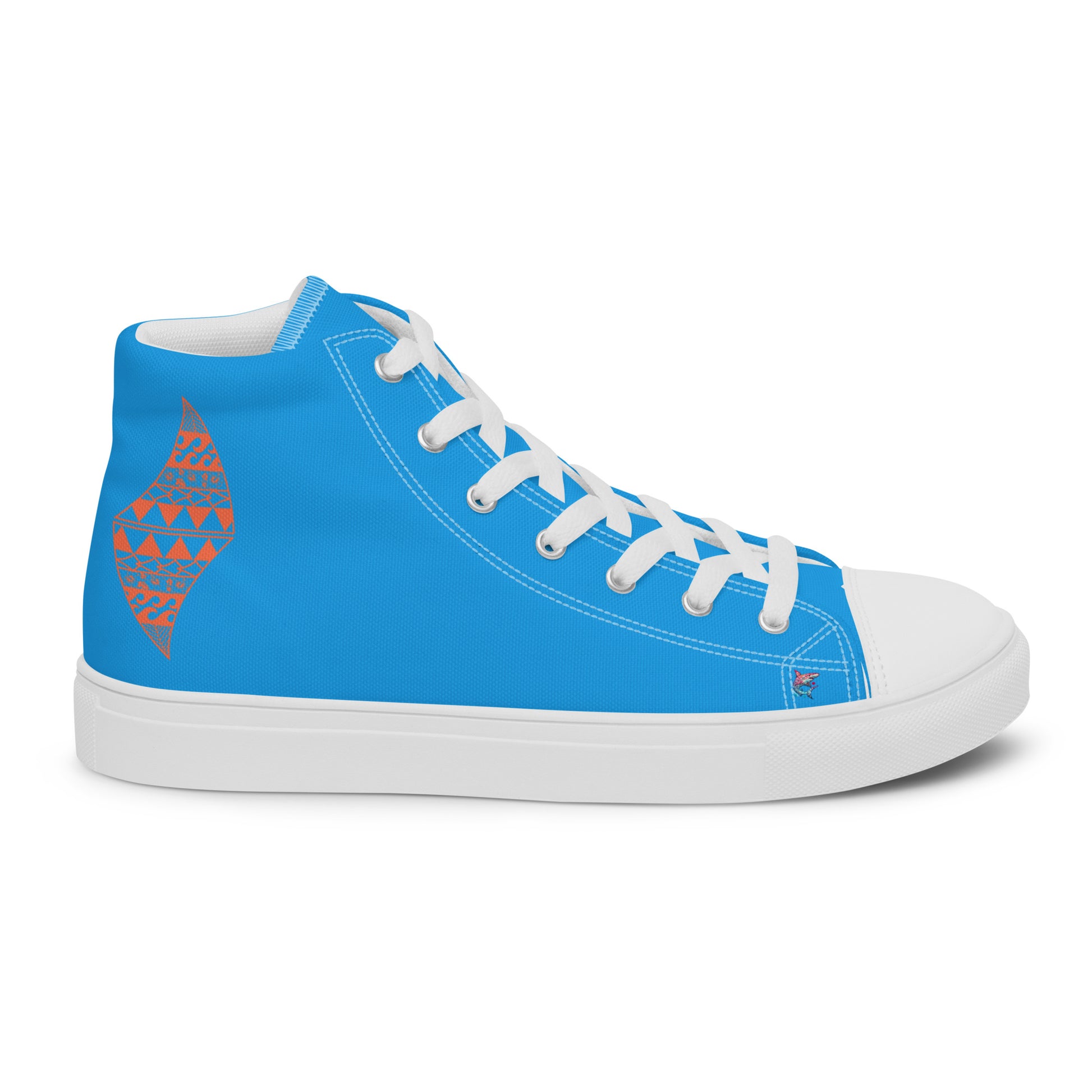 Pa'akai & Kukui Logo Men’s high top canvas shoes Men's High Top Canvas Shoes Pa'akai & Kukui