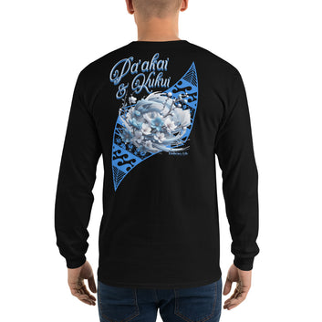 Japanese Cherry Blossom Hawaiian Long Sleeve T-Shirt — Aloha Streetwear Floral Long Sleeve T-shirt Pa'akai & Kukui