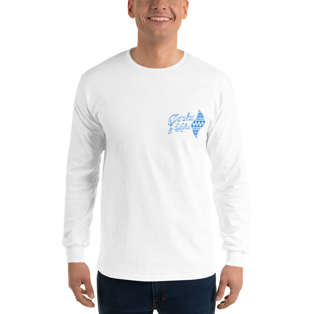 Japanese Cherry Blossom Hawaiian Long Sleeve T-Shirt — Aloha Streetwear Floral Long Sleeve T-shirt Pa'akai & Kukui