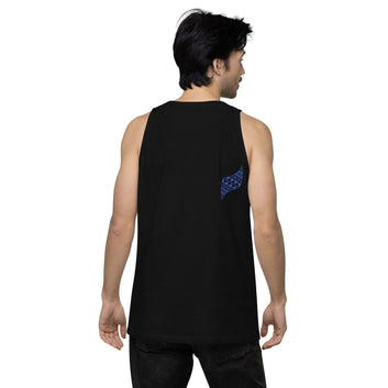 Aloha Vibes (Blue) Men’s premium tank top