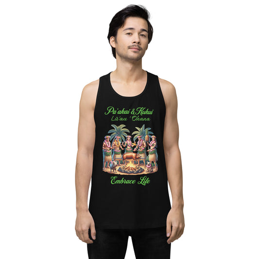 Pa'akai & Kukui Lū'au 'Ohana - Men’s premium tank top