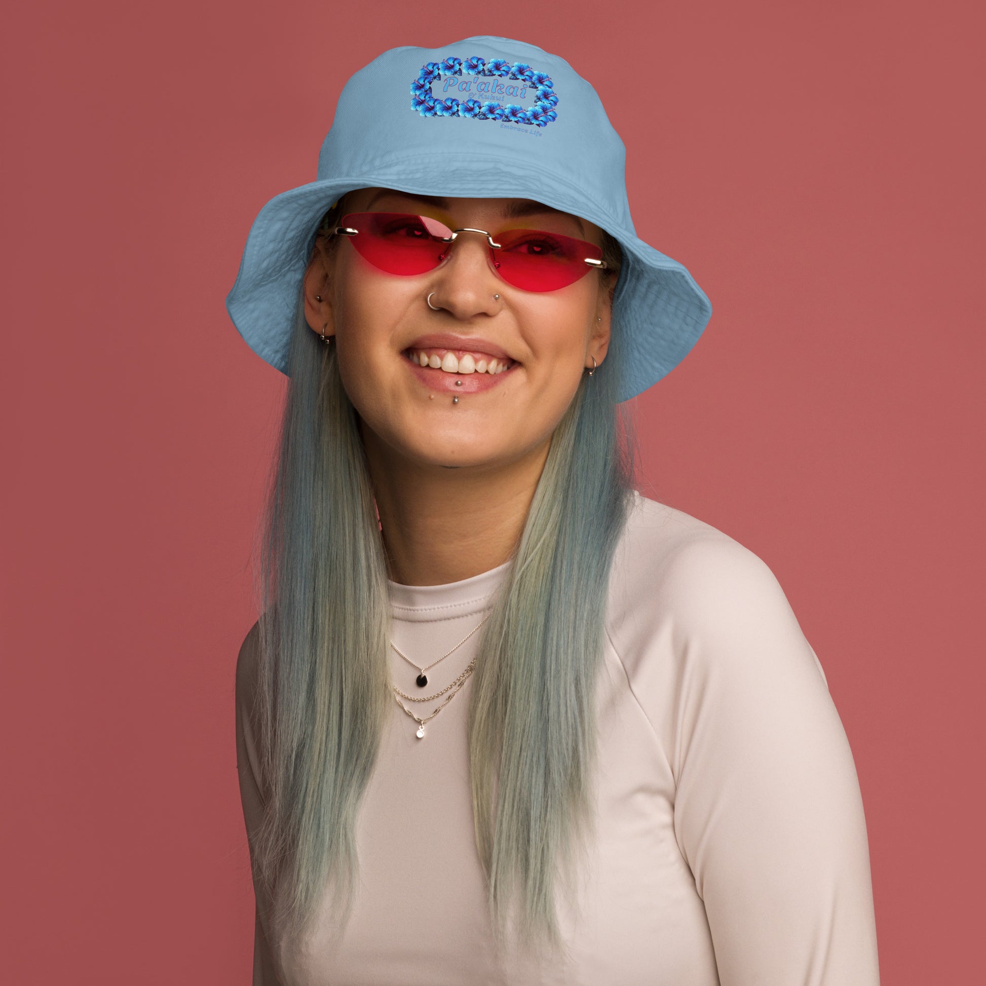 Pua aloalo - Organic bucket hat Bucket Hat Pa'akai & Kukui Default Title