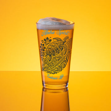 Aloha Spirit Shaker pint glass Shaker Pint Glass Pa'akai & Kukui Default Title