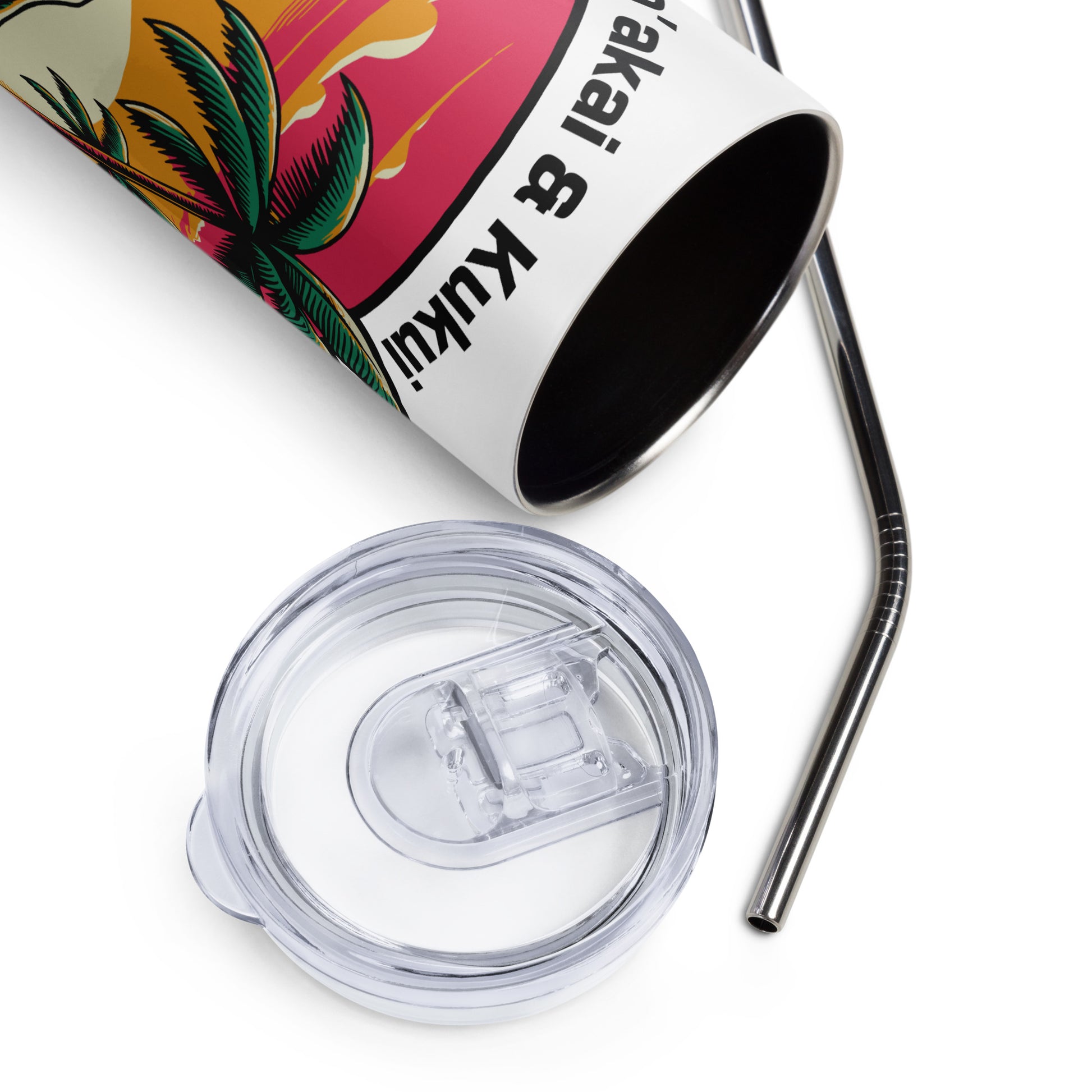 Aloha Vibes Stainless steel tumbler Tumbler Pa'akai & Kukui
