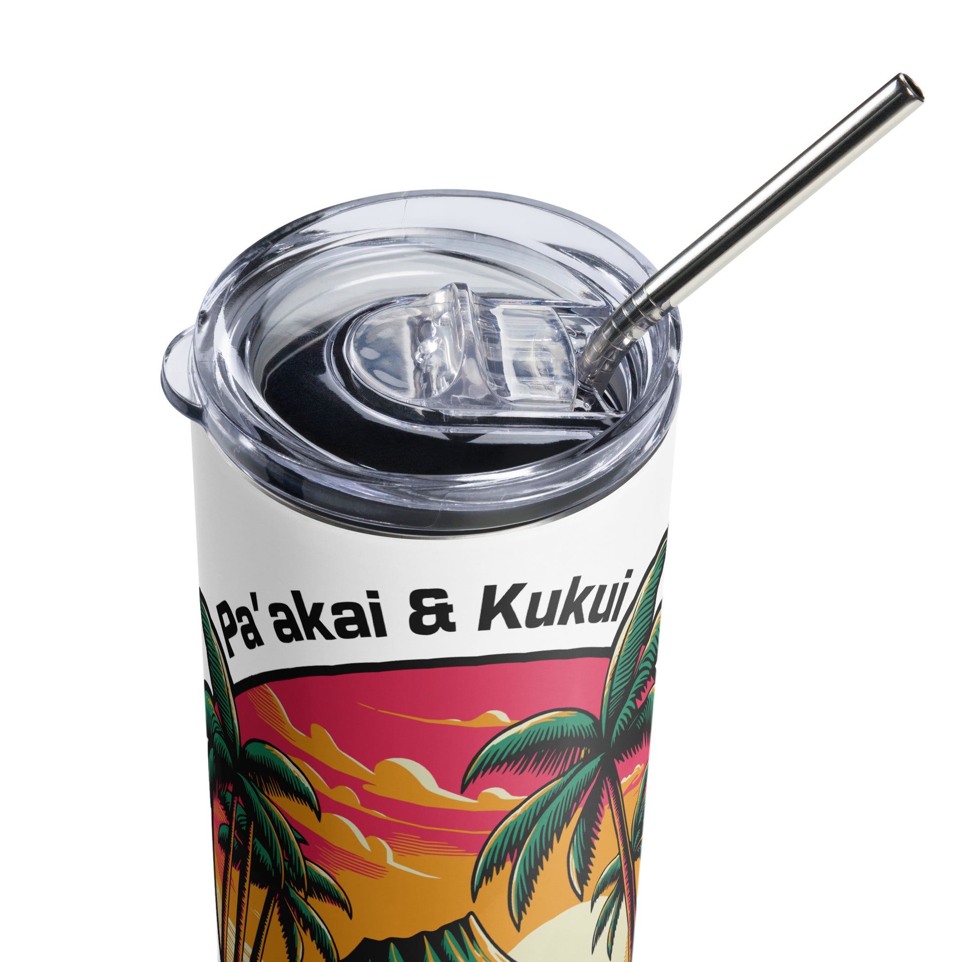 Aloha Vibes Stainless steel tumbler Tumbler Pa'akai & Kukui