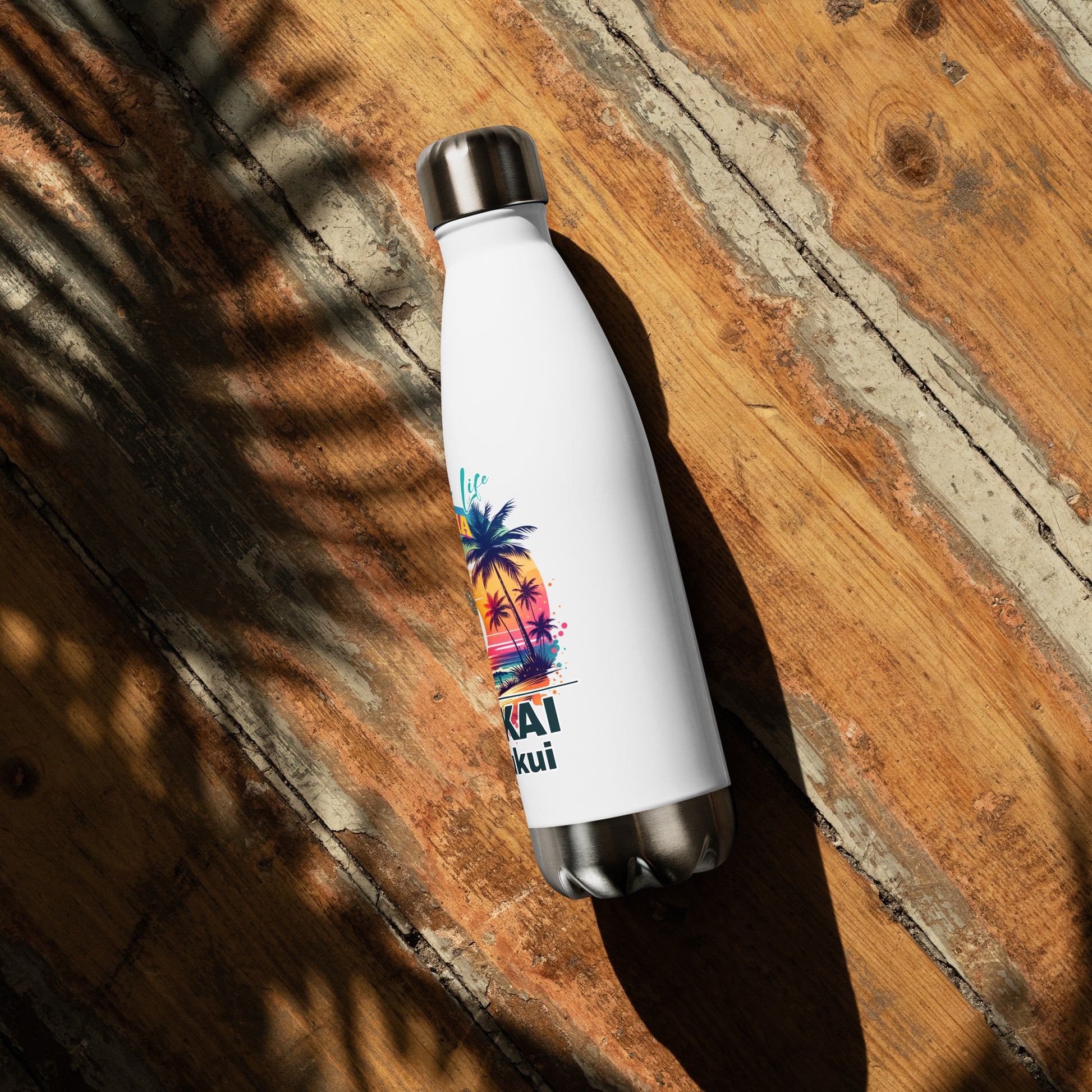 Aloha Style Stainless steel water bottle Water Bottle Pa'akai & Kukui