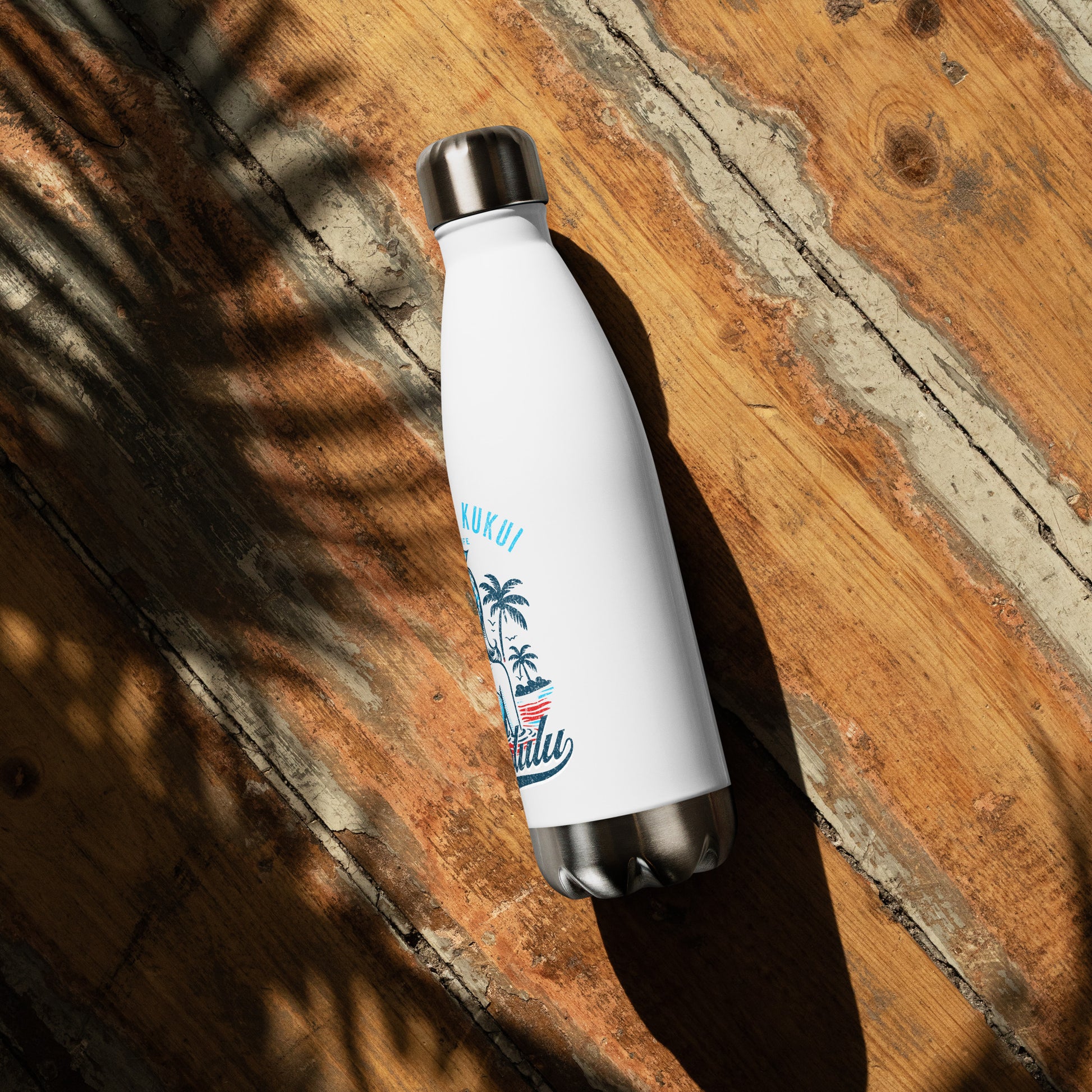 Honolulu Stainless Steel Water Bottle Water Bottle Pa'akai & Kukui