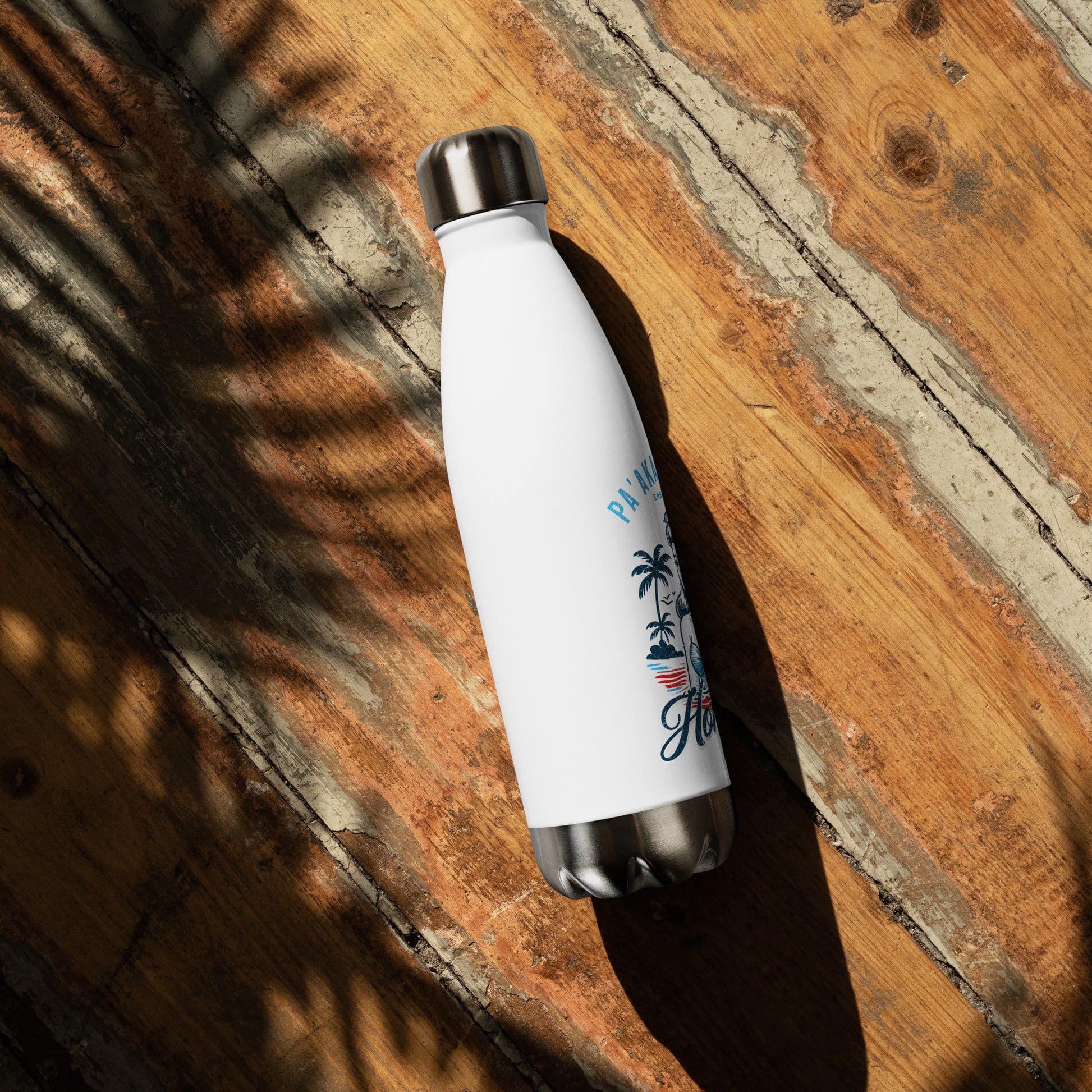 Honolulu Stainless Steel Water Bottle Water Bottle Pa'akai & Kukui