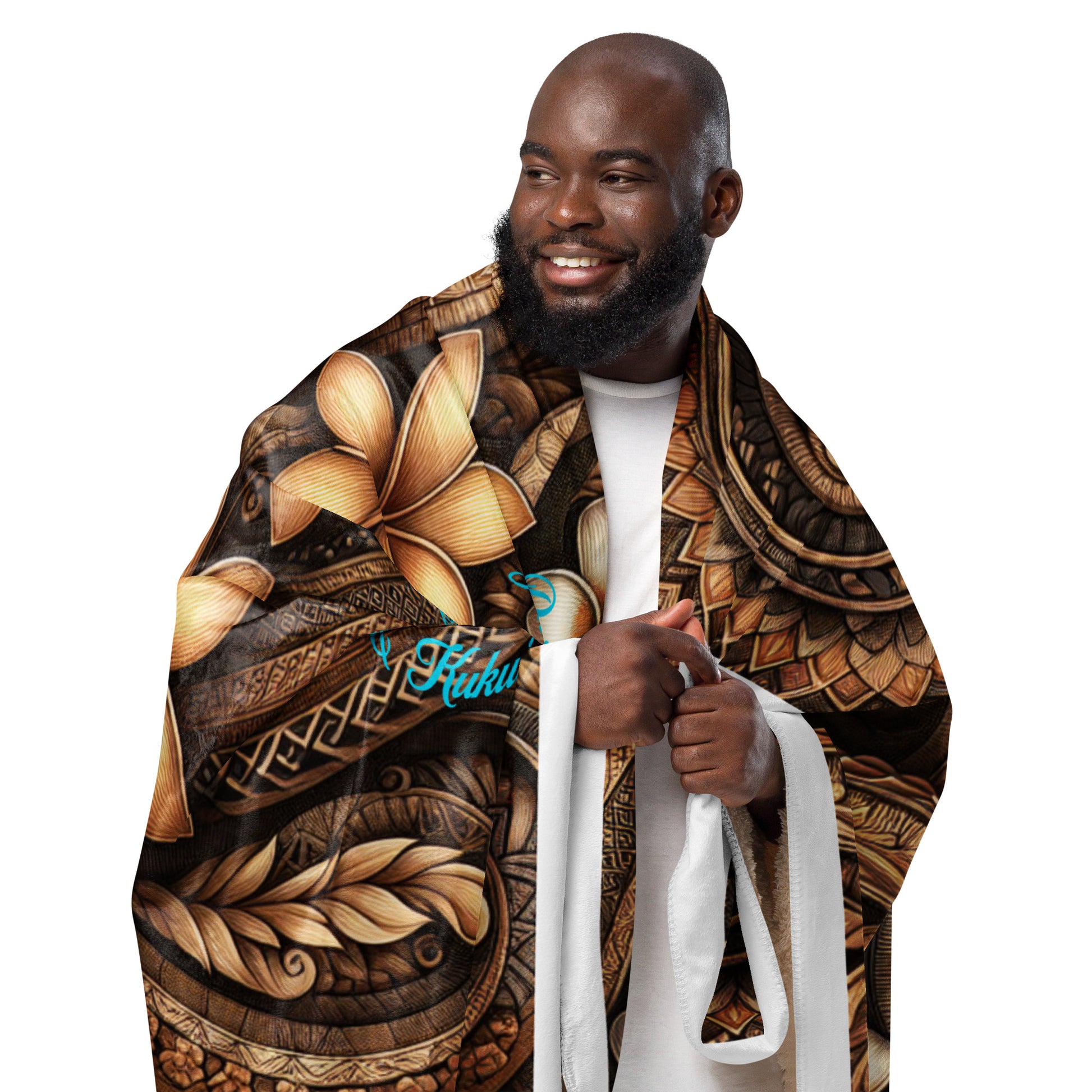 Lū'au 'Ohana Sherpa blanket Sherpa Blanket Pa'akai & Kukui