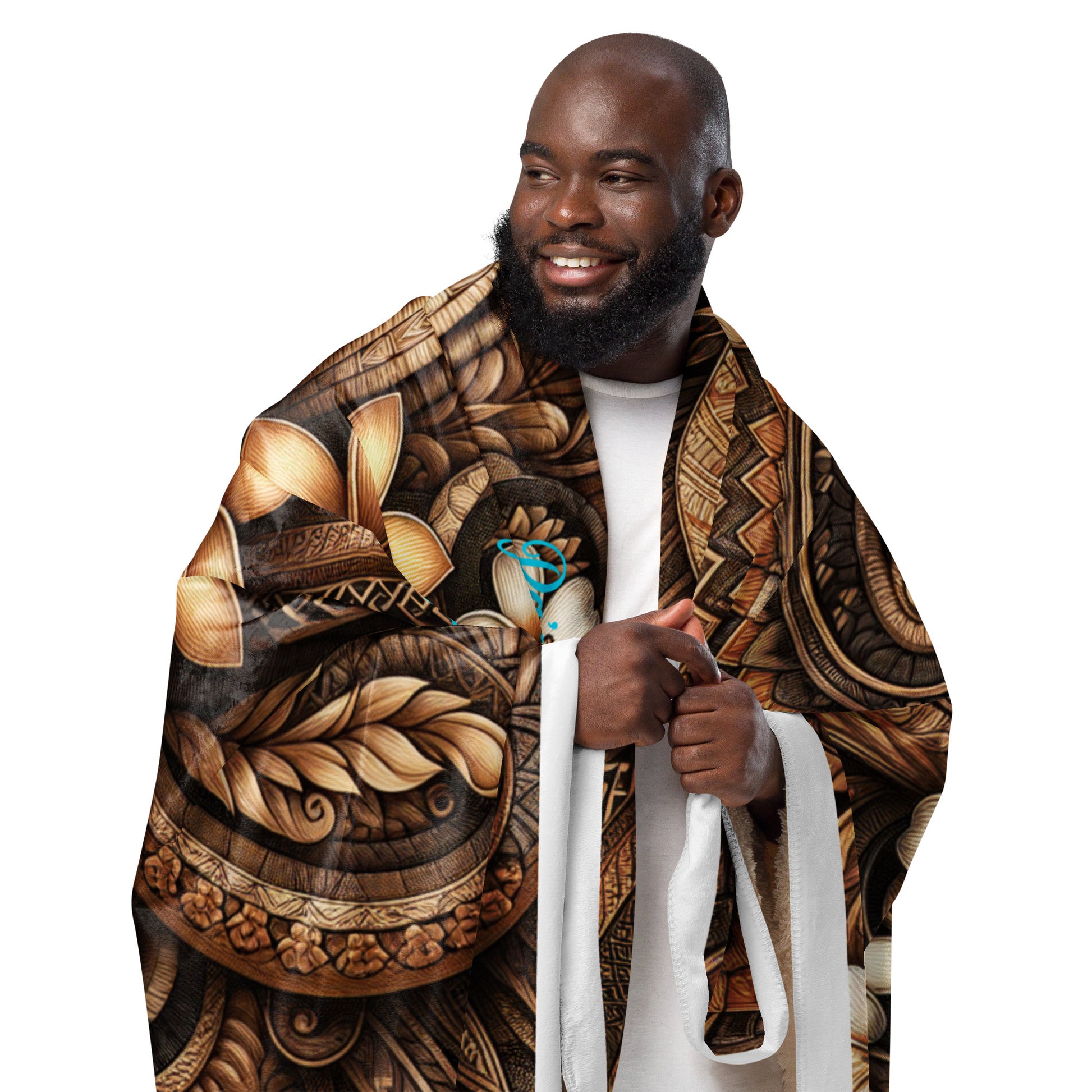 Lū'au 'Ohana Sherpa blanket Sherpa Blanket Pa'akai & Kukui