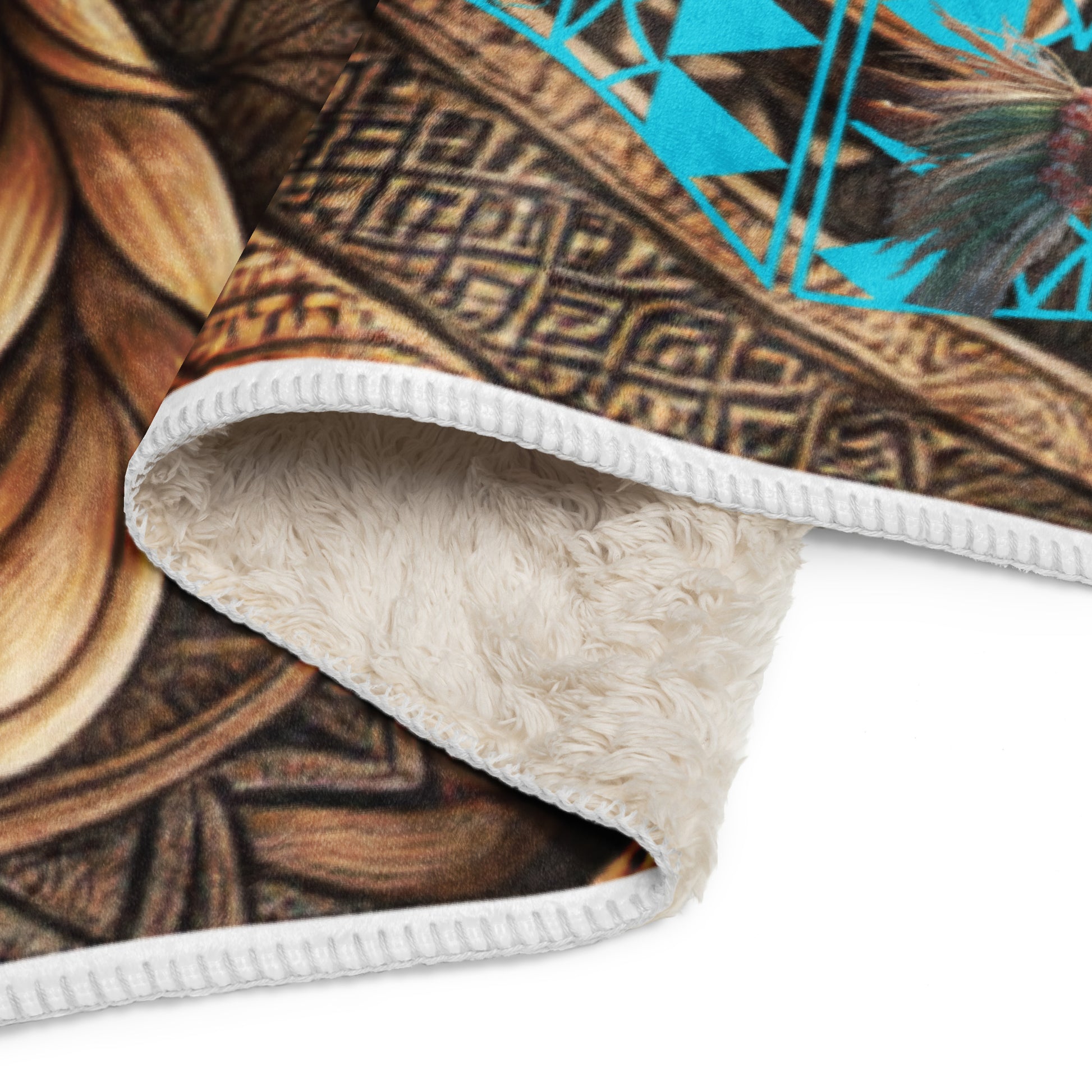 Lū'au 'Ohana Sherpa blanket Sherpa Blanket Pa'akai & Kukui