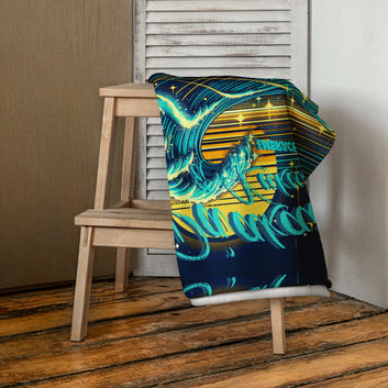 Blue Waves Towel
