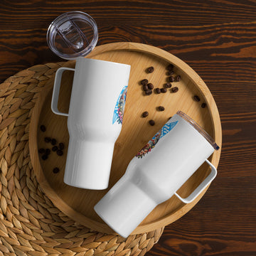 Hula Girl Vibes Travel mug with a handle Travel Mug Pa'akai & Kukui Default Title