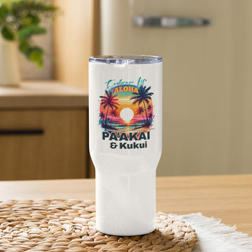 Aloha Style Travel mug with a handle Travel Mug Pa'akai & Kukui Default Title