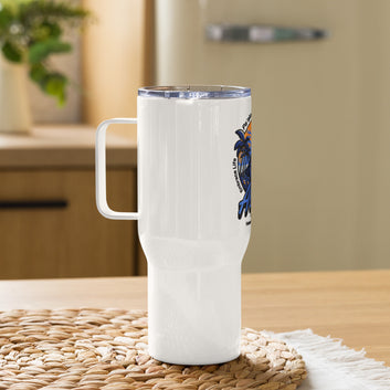 Aloha Vibes (Blue) Travel mug with a handle