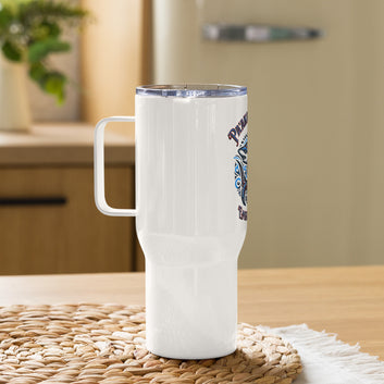 Tribal Shark Travel mug with a handle
