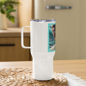 Hawaiian Surer Chic Travel mug with a handle