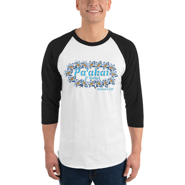 Pa'akai 3/4 sleeve t-shirt T-shirt Pa'akai & Kukui White/Black XS