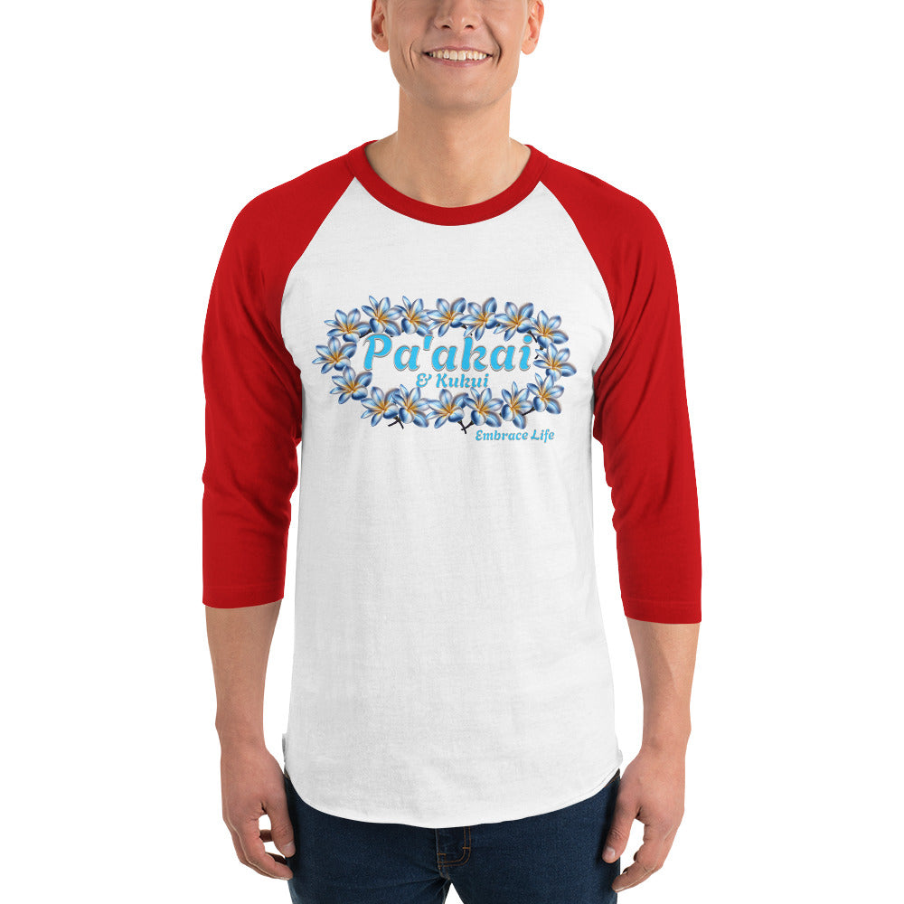 Pa'akai 3/4 sleeve t-shirt T-shirt Pa'akai & Kukui White/Red XS
