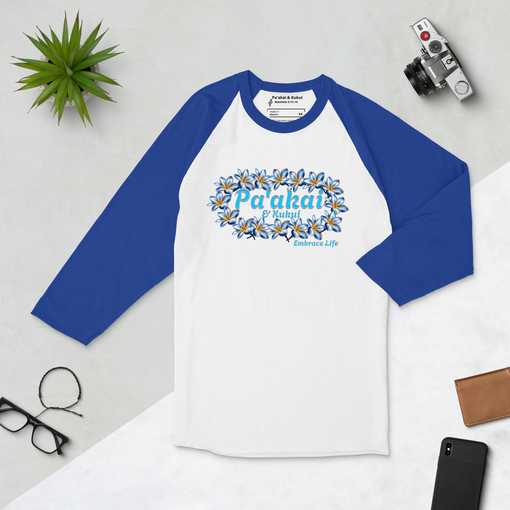 Pa'akai 3/4 sleeve t-shirt T-shirt Pa'akai & Kukui