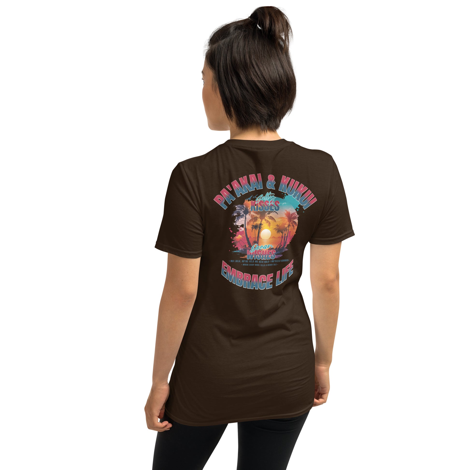 Nā makemake o ke kai T-Shirt T-shirt Pa'akai & Kukui