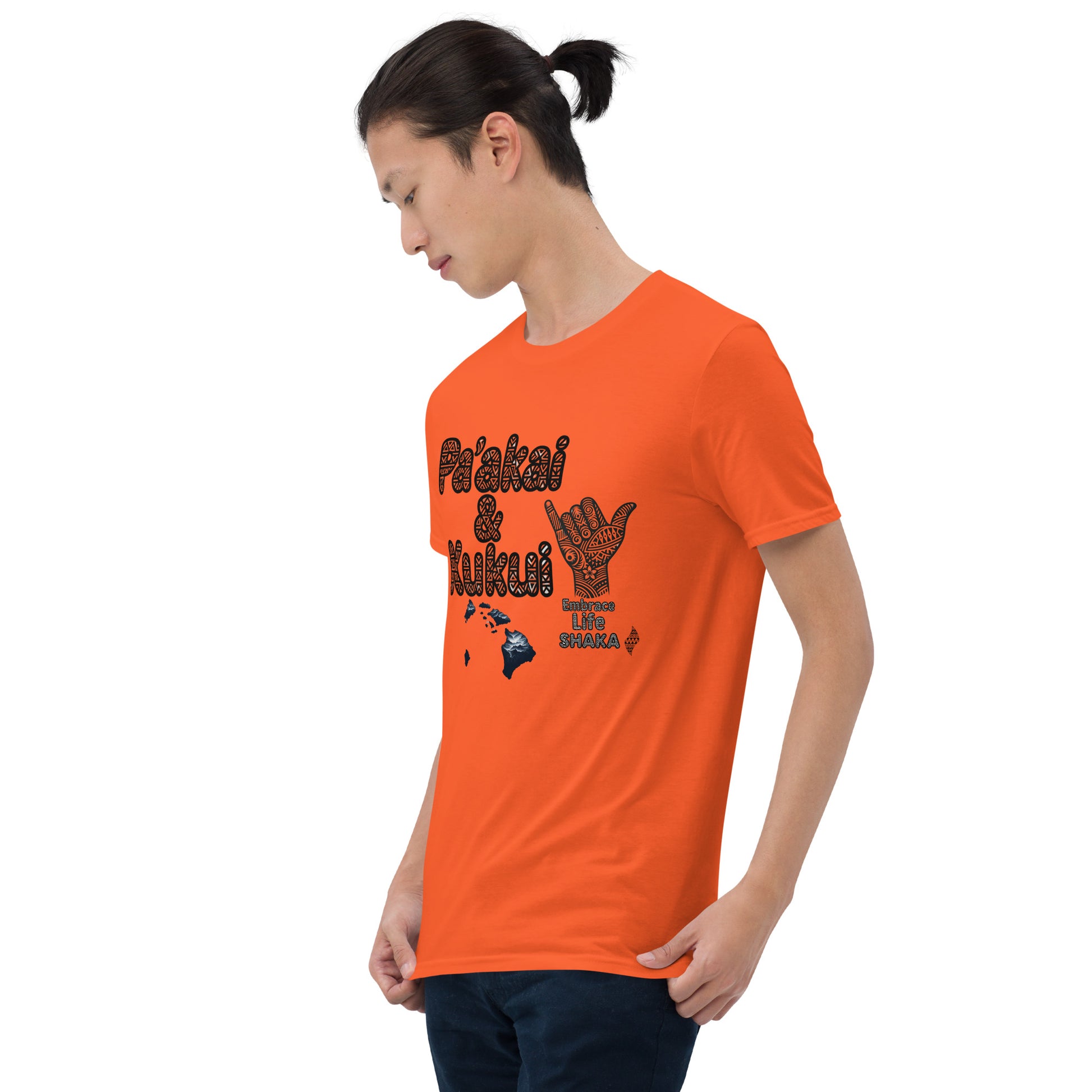 Embrace Life Shaka T-Shirt T-shirt Pa'akai & Kukui