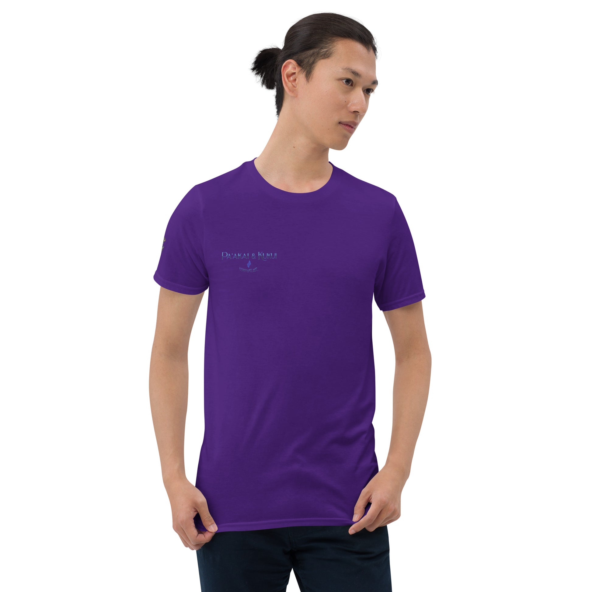 Pa'akai & Kukui Logo Short-Sleeve Unisex T-Shirt T-shirt Pa'akai & Kukui Purple S