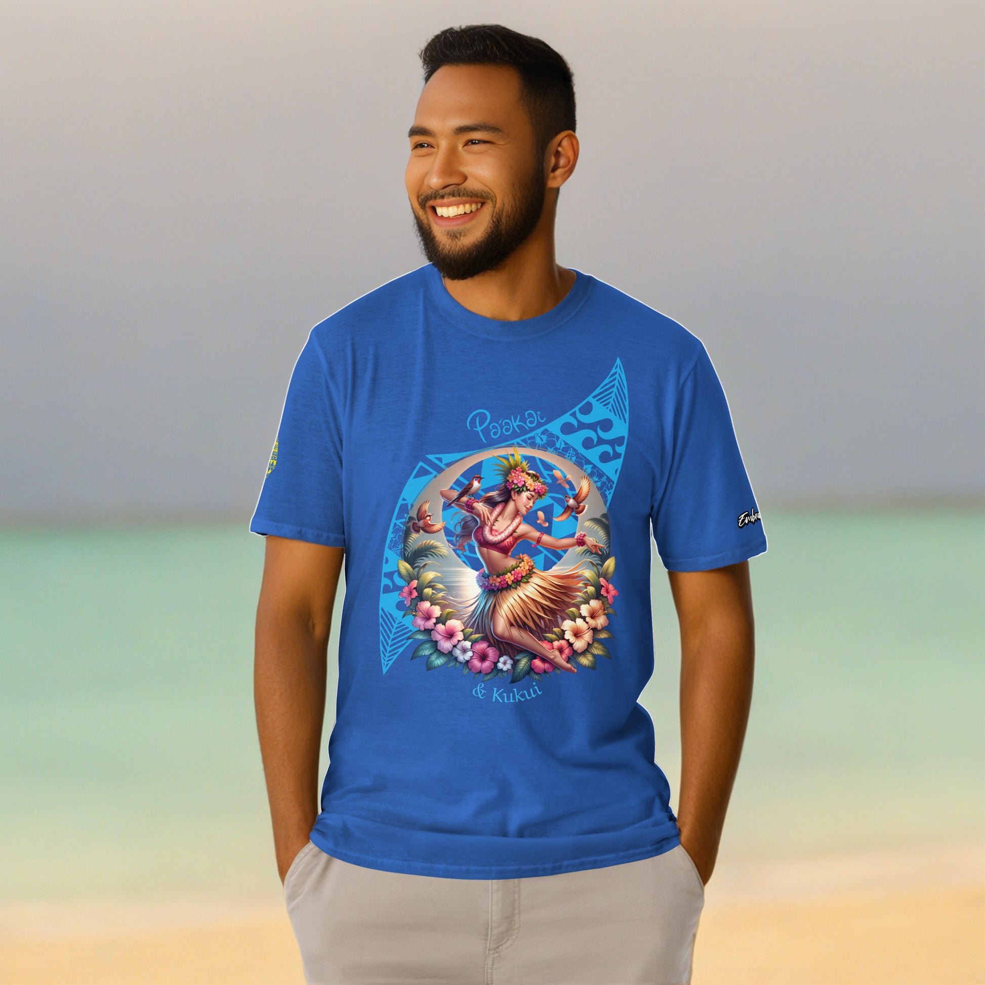 Hula Girl Vibes t-shirt T-shirt Pa'akai & Kukui Royal S
