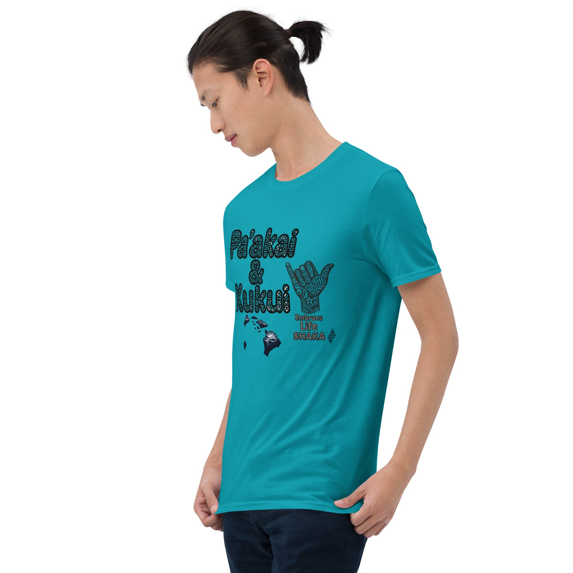 Embrace Life Shaka T-Shirt T-shirt Pa'akai & Kukui