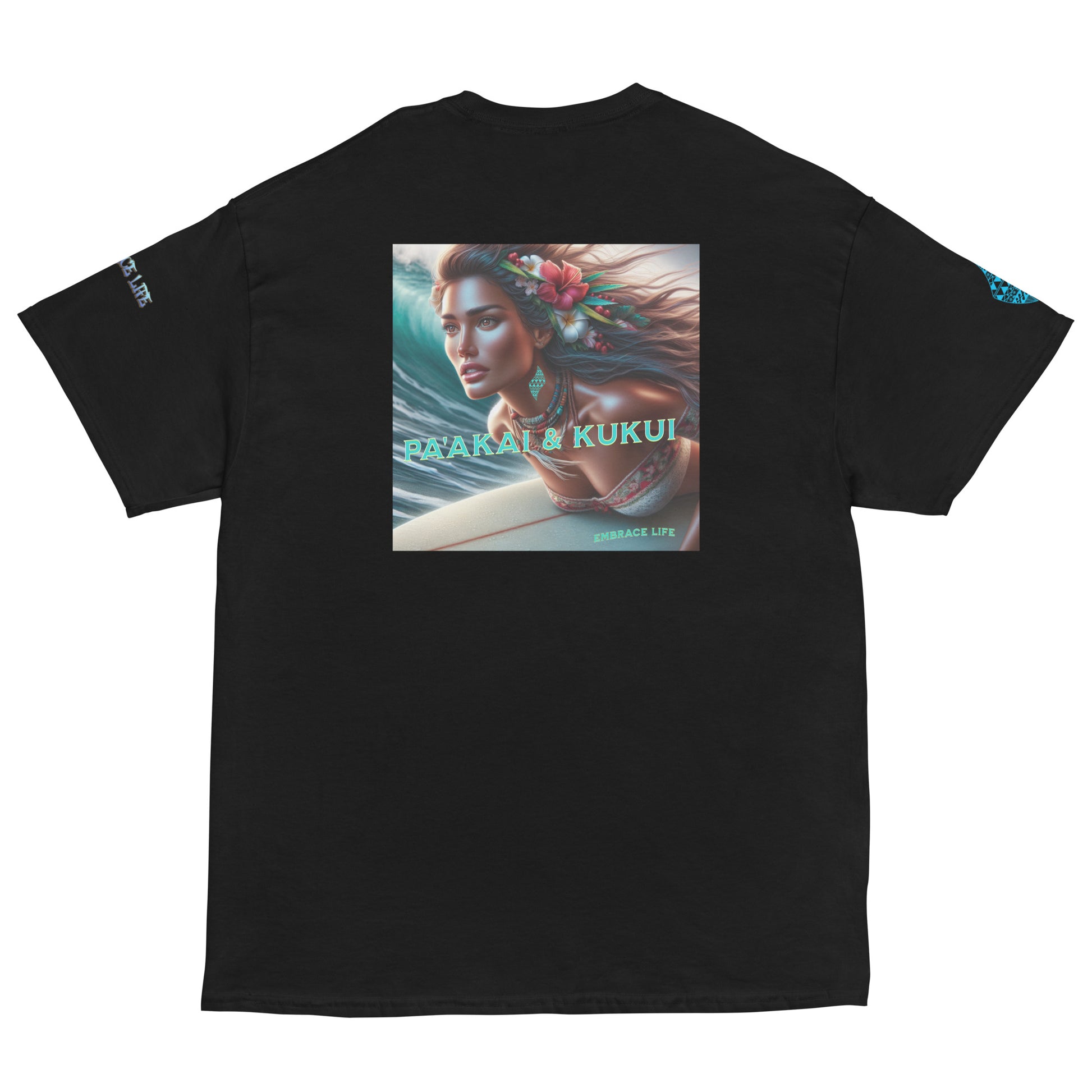Hawaiian Surfer Chic tee T-shirt Pa'akai & Kukui