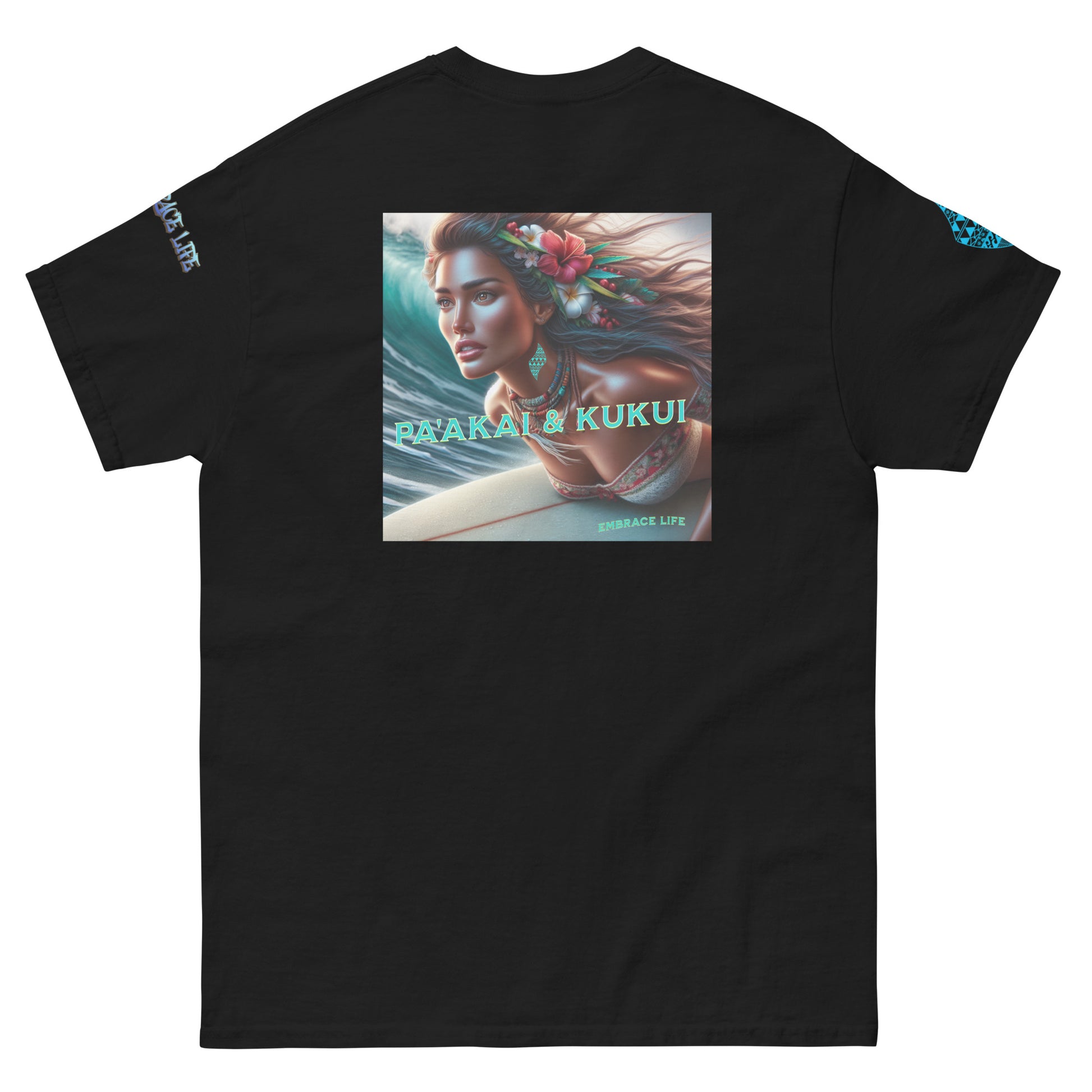 Hawaiian Surfer Chic tee T-shirt Pa'akai & Kukui