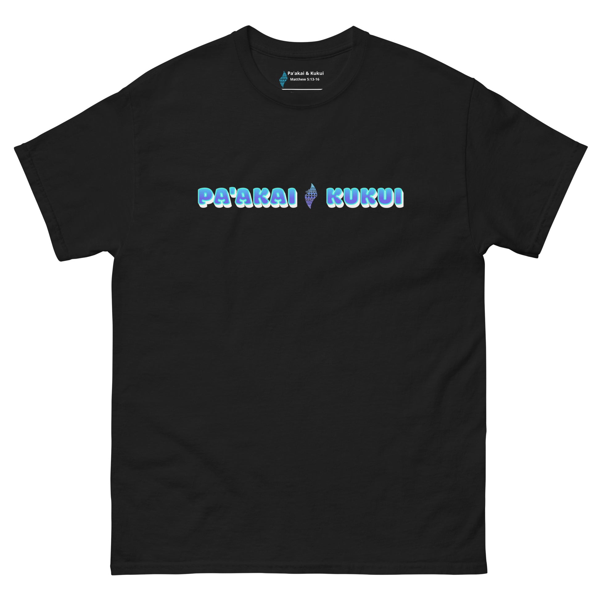 Pa'akai & Kukui Logo T-shirt T-shirt Pa'akai & Kukui Black S