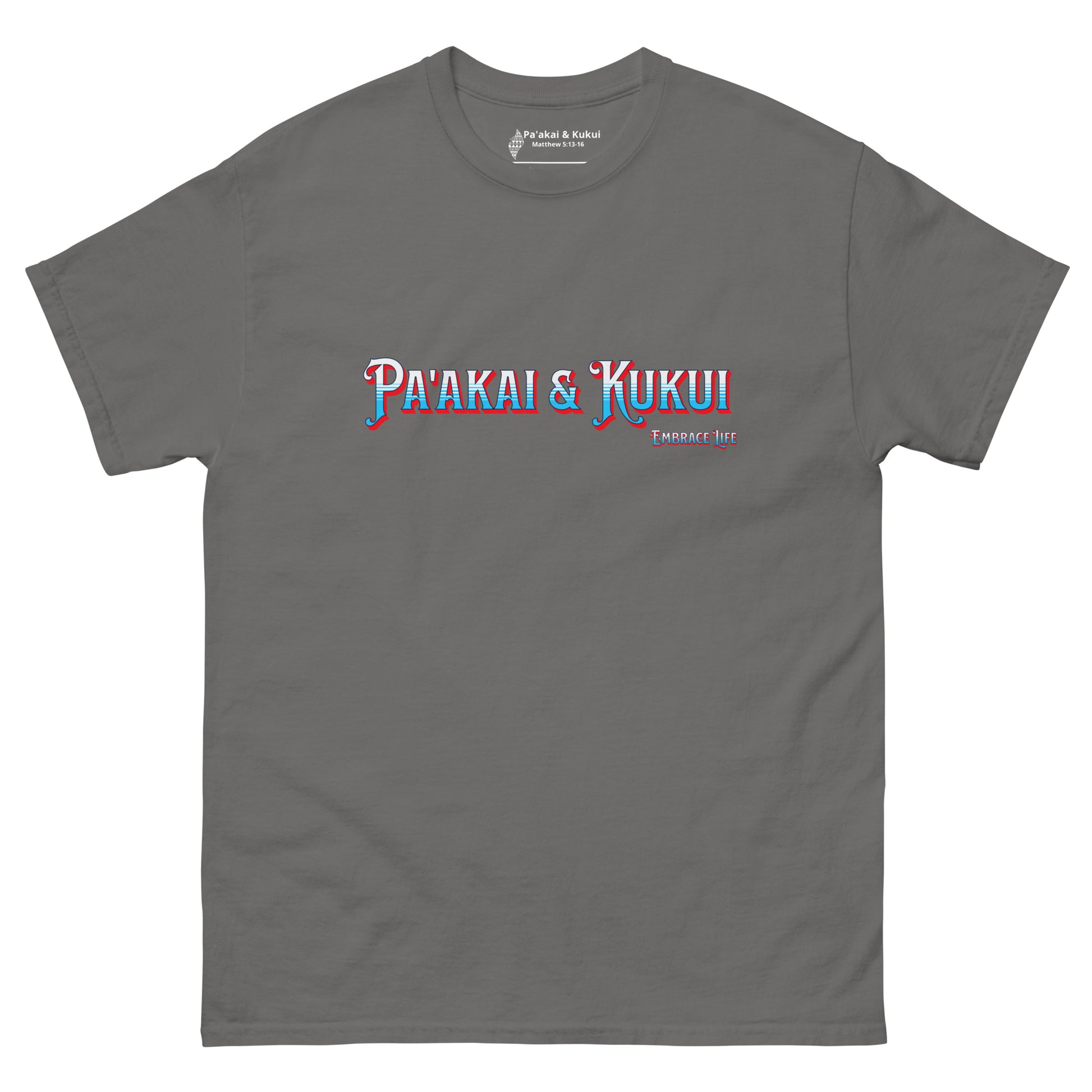 Pa'akai & Kukui Tee T-shirt Pa'akai & Kukui Charcoal S