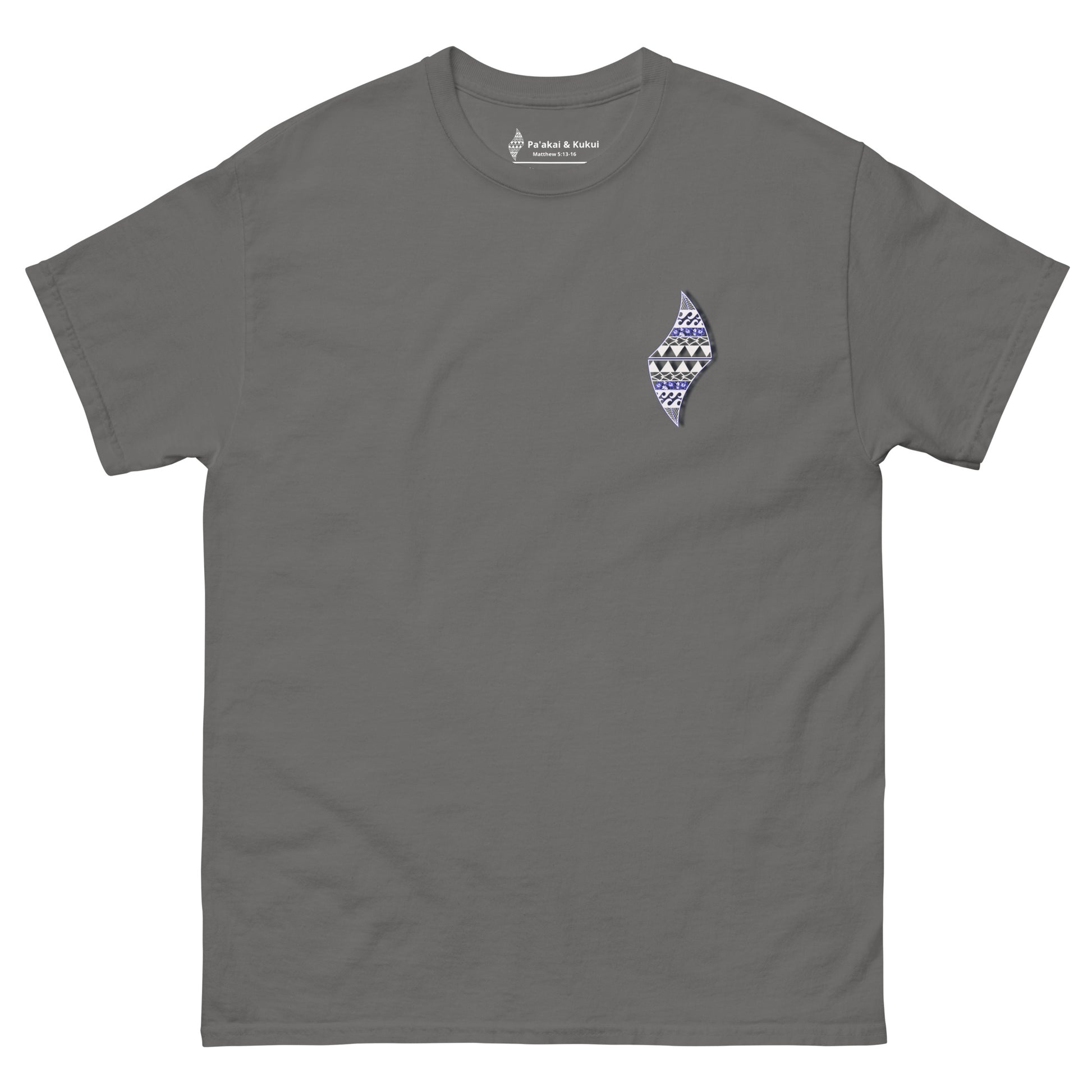 Pa'akai bubble font tee T-shirt Pa'akai & Kukui Charcoal S