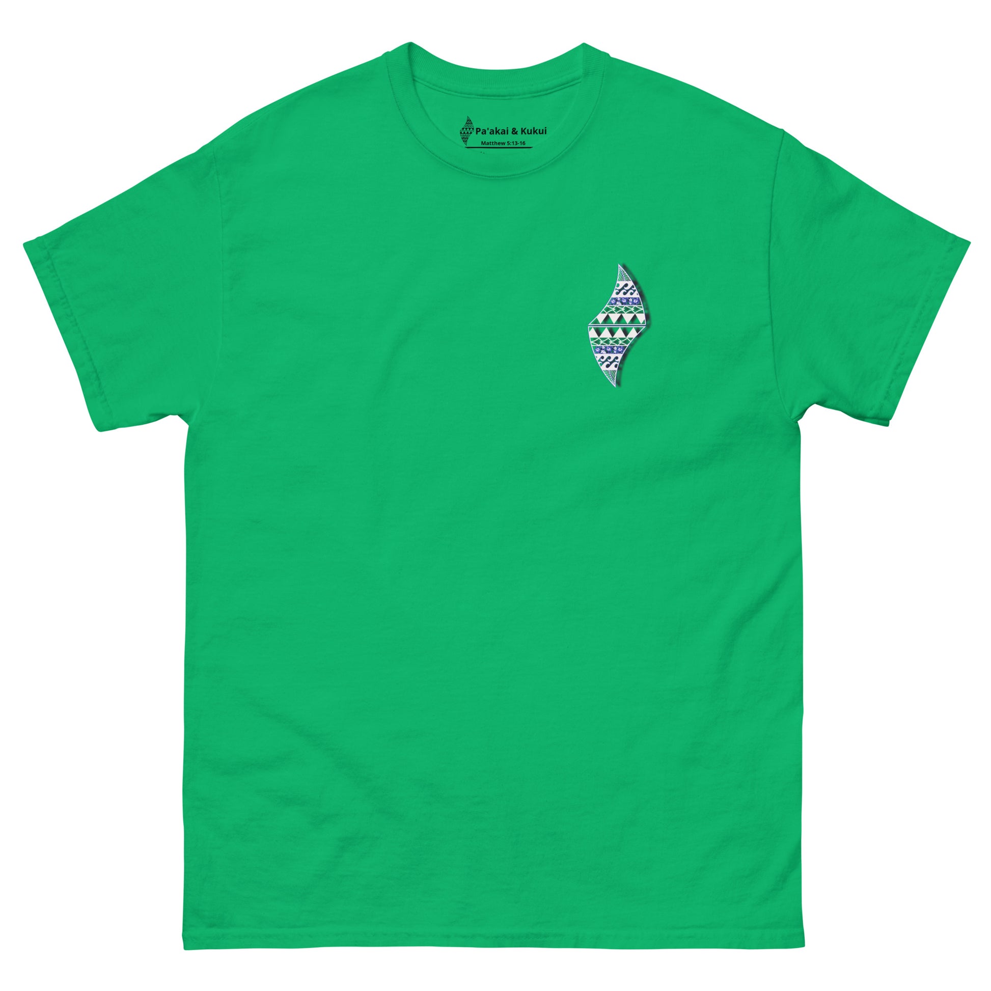 Pa'akai bubble font tee T-shirt Pa'akai & Kukui Irish Green S