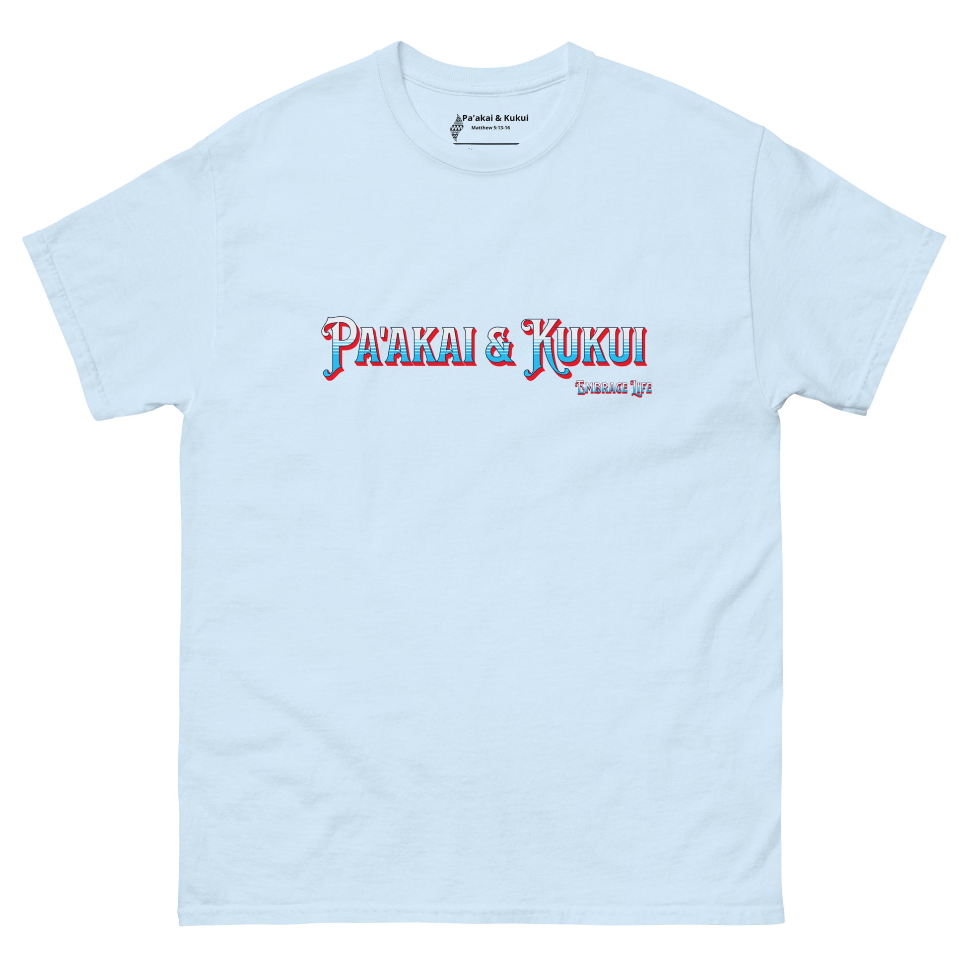 Pa'akai & Kukui Tee T-shirt Pa'akai & Kukui Light Blue S