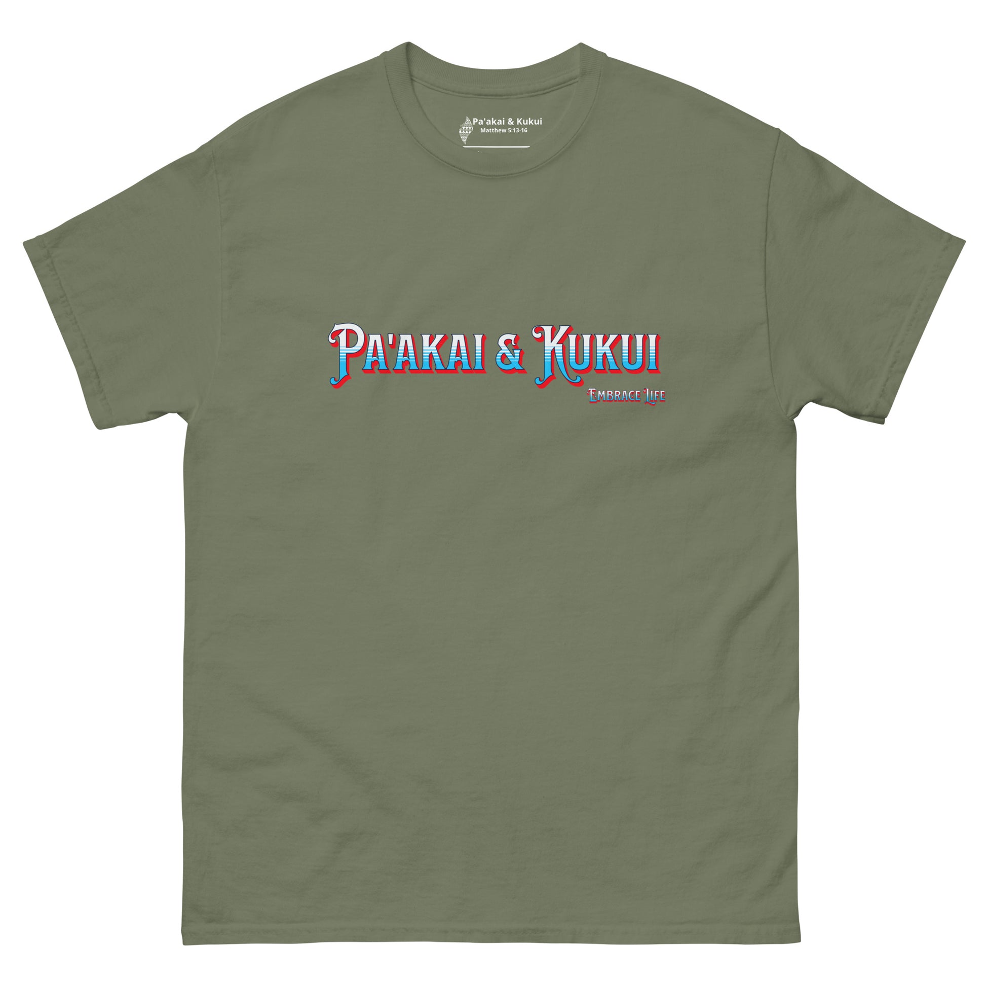 Pa'akai & Kukui Tee T-shirt Pa'akai & Kukui Military Green S