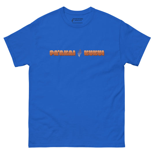 Paʻakai & Kukui Hawaiian Streetwear Tee — Unisex Classic Fit T-shirt Pa'akai & Kukui Royal S
