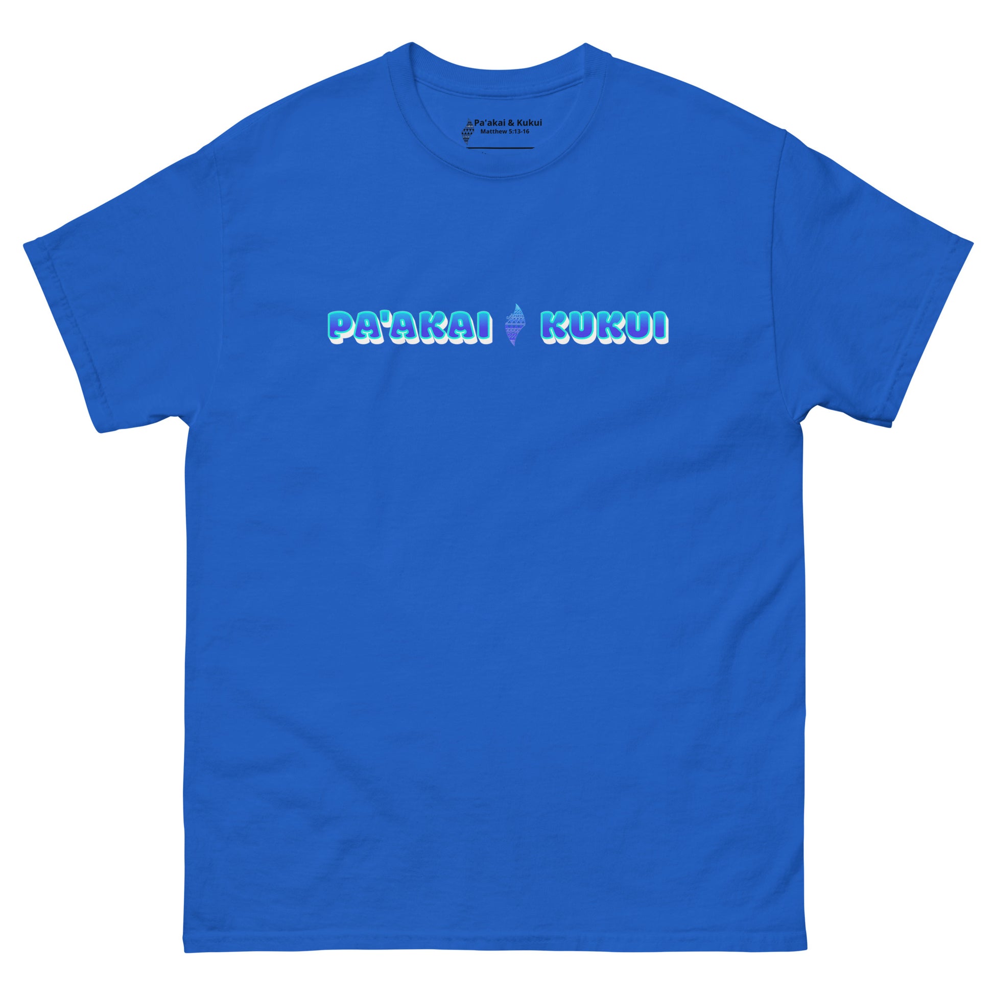 Pa'akai & Kukui Logo T-shirt T-shirt Pa'akai & Kukui Royal S