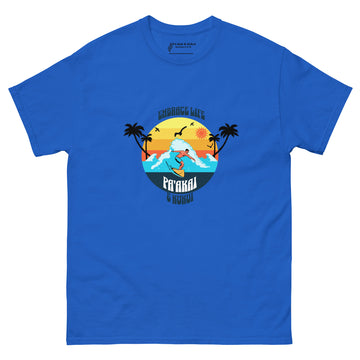 Embrace Life Surfer Tee T-shirt Pa'akai & Kukui Royal S