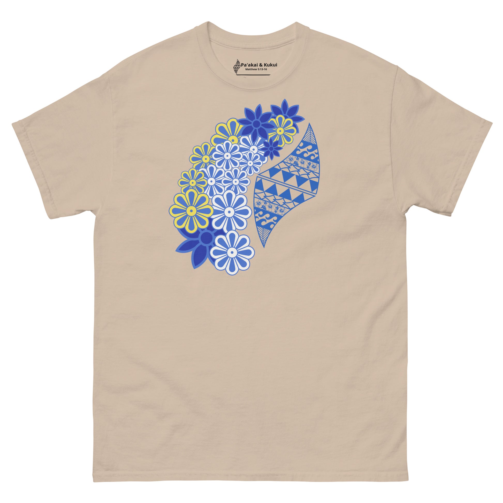 Women's Flower / Logo tee T-shirt Pa'akai & Kukui
